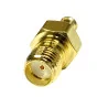 MCX plug/SMA socket adapter