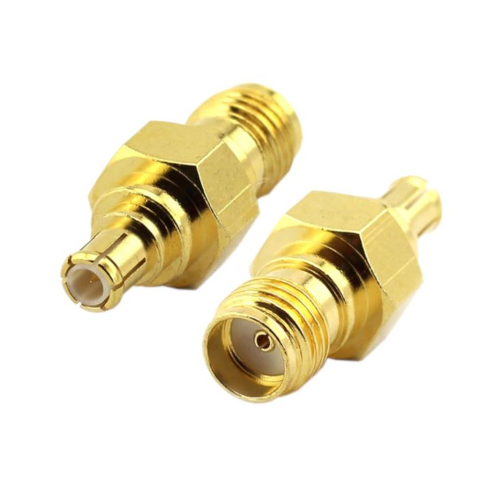 MCX plug/SMA socket adapter
