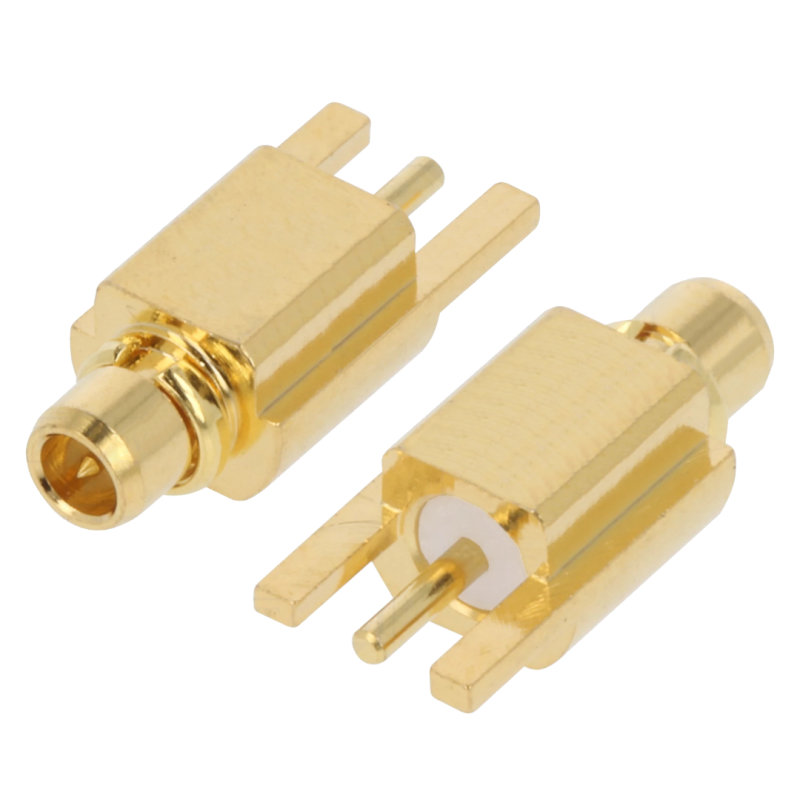 Straight MMCX plug FOR SMT PCB EDGE