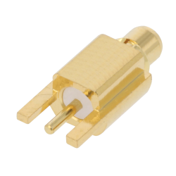 Straight MMCX plug FOR SMT PCB EDGE