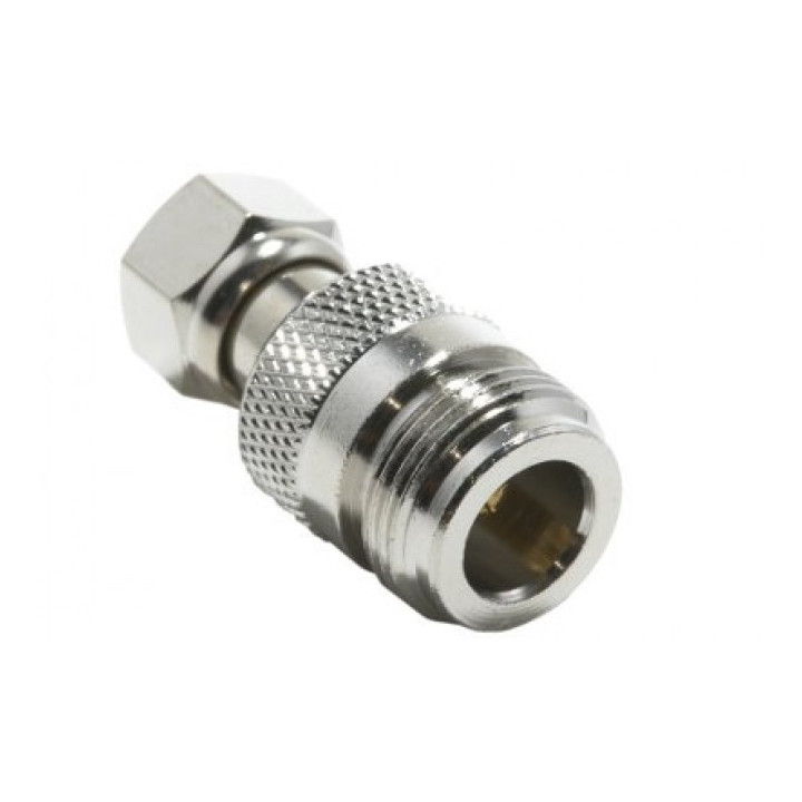 N socket/F plug adapter