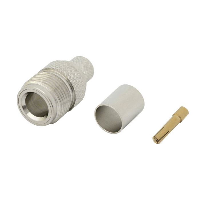 Złącze gniazdo N na kabel H1000, RG213 ZACISKANE