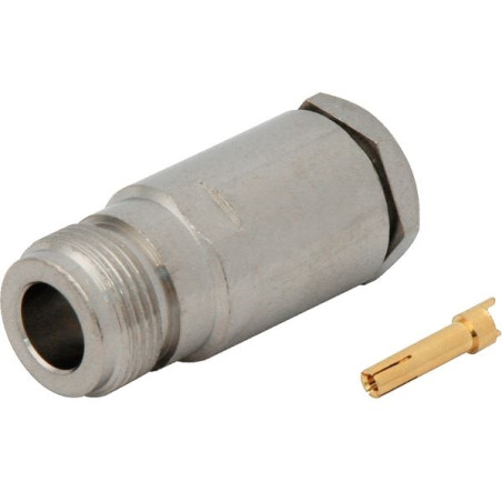 Connector N socket for LMR400, H1000 cable, TWISTED