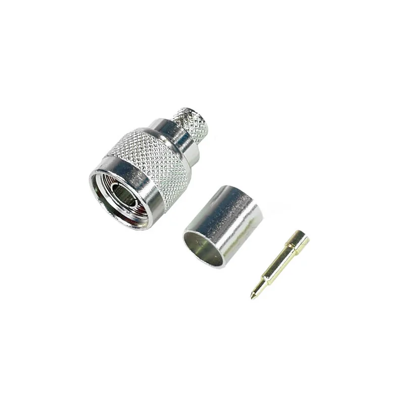 N plug connector for cable H1000, RG213 CRIMPED