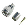 N plug connector for H1000 cable, RG213 crimped