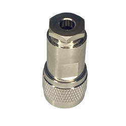 N plug connector for H155 cable, SCREWED