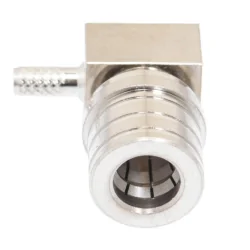 Conector QMA pe cablu RG174, UNG CLAMPED