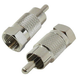 ADAPTER F-PLUG / RCA-PLUG