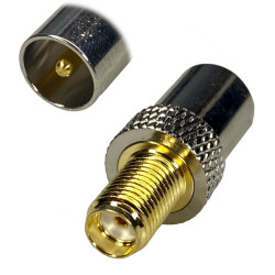 SMA socket/RF plug adapter