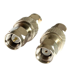 Adapter SMA wtyk / SMA-RP wtyk CHROMOWANE