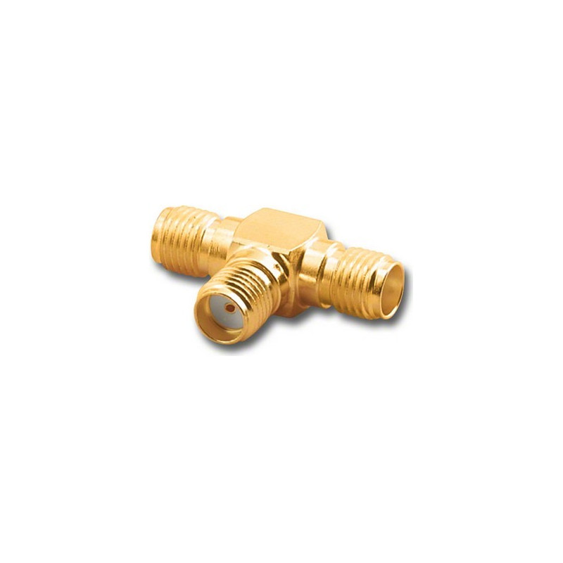 T-piece SMA socket / SMA socket / SMA socket