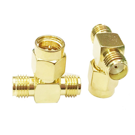 T-CONNECTOR SMA-SOCKET / SMA-SOCKET / SMA-PLUG