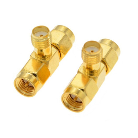 T-adapter SMA socket / SMA plug / SMA plug