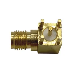 SMA socket for PCB - ANGLED