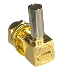 Conector priză SMA pentru cablu RG174, ANGLE CLAMPED