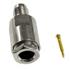 SMA-RP socket connector for RG58 cable, TWISTED