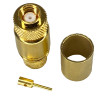 SMA-RP plug connector for H1000 cable CRIMPED GOLD