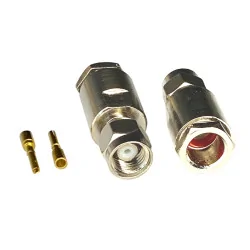 CONNECTOR SMA RP plug for cable H155 TWISTED