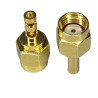 SMA RP plug connector for RF0.81 / RF1.13 cable