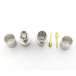 SMA plug connector for H1000 cable, RG213 CRIMPED Cr