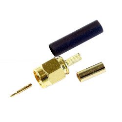 SMA plug connector for RG174 cable CRIMP v1