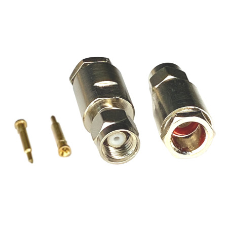 SMA plug connector for RG58 SKĘCANE cable