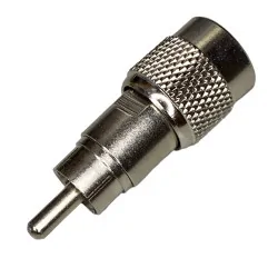 Adapter TNC plug / RCA plug