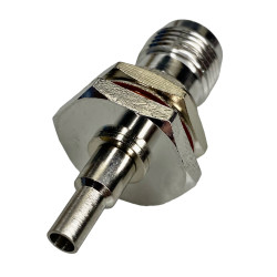 TNC socket connector for RG174 cable crimped HQ BHF