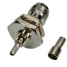 TNC socket connector for RG174 cable crimped HQ BHF