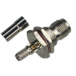 TNC-RP socket connector for H155 cable for housing