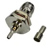Connector TNC RP socket for RG174 cable crimped V2