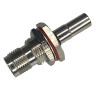 Connector TNC RP socket for RG58 cable crimped V2