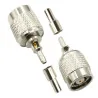 Conector TNC-RP pentru cablu RG174, CLAMPAT