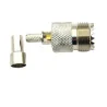 Conector priză UHF pe cablu RG58, sertizat