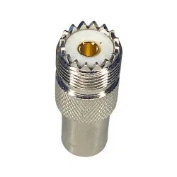 UHF socket connector for H1000 cable, crimped