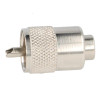 UHF plug connector for RG58 cable SCREW-ON