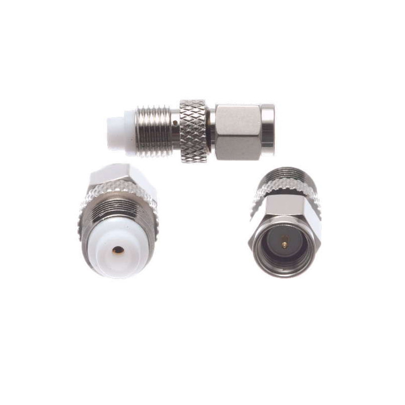 FME socket/SMA plug adapter