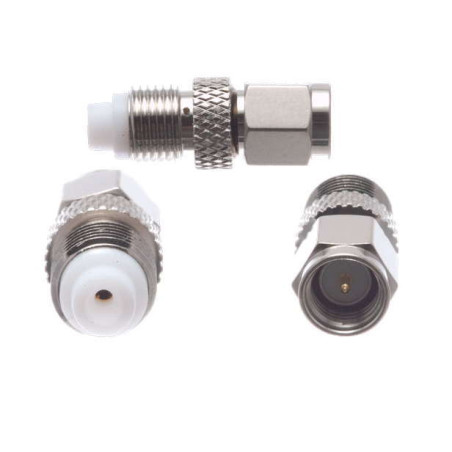 FME socket/SMA plug adapter