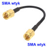 Pigtail SMA plug / SMA plug RG174 3m