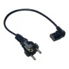 POWER CABLE C13 angled / SHUCKO straight 0.4m