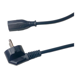 POWER CABLE C13 straight / SHUCKO angled 0.4m