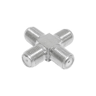RF connector F TYPE QUADRUPLE 4*SOCKETS
