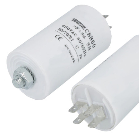 Motor capacitor STARTING WORK 14uF / 450V