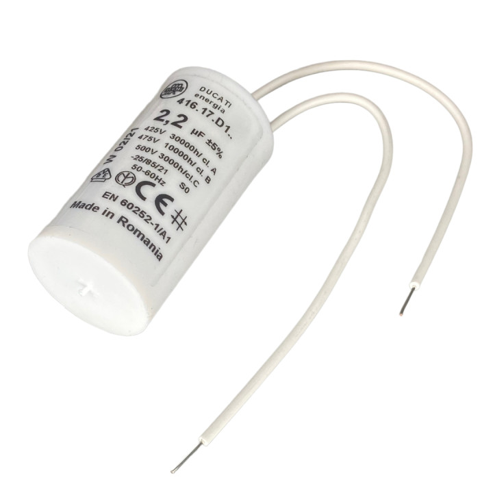 Motor capacitor 2.2uf 475V VERY SMALL