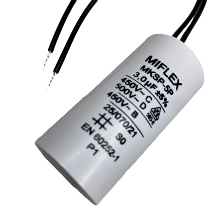 MIFLEX 3uF 450V POLISH motor run capacitor