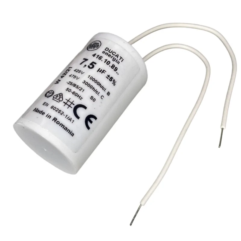 Motor capacitor 7,5uf 425V VERY SMALL