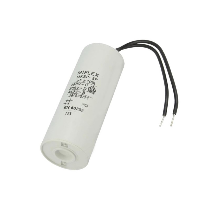 Motor capacitor MIFLEX 14uF 450Vac POLSKI 2P