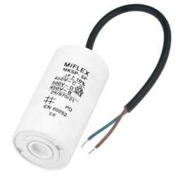 Motor capacitor MIFLEX 16uF 450Vac POLSKI