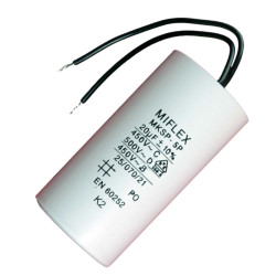 Motor capacitor MIFLEX 20uF 450Vac POLSKI V7