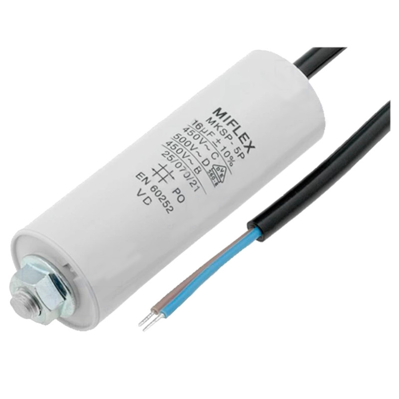 MIFLEX motor capacitor 16uF 450Vac POLISH VS